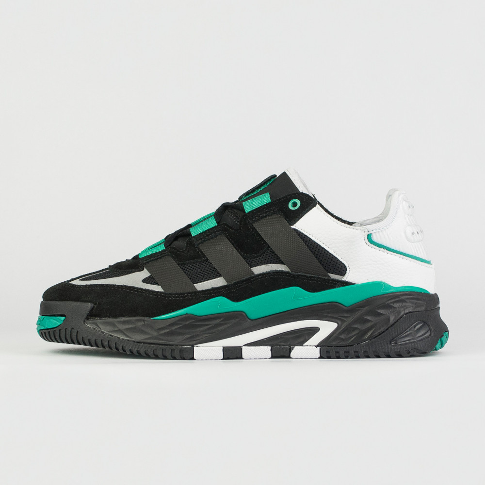 кроссовки Adidas Niteball Black / Green / White