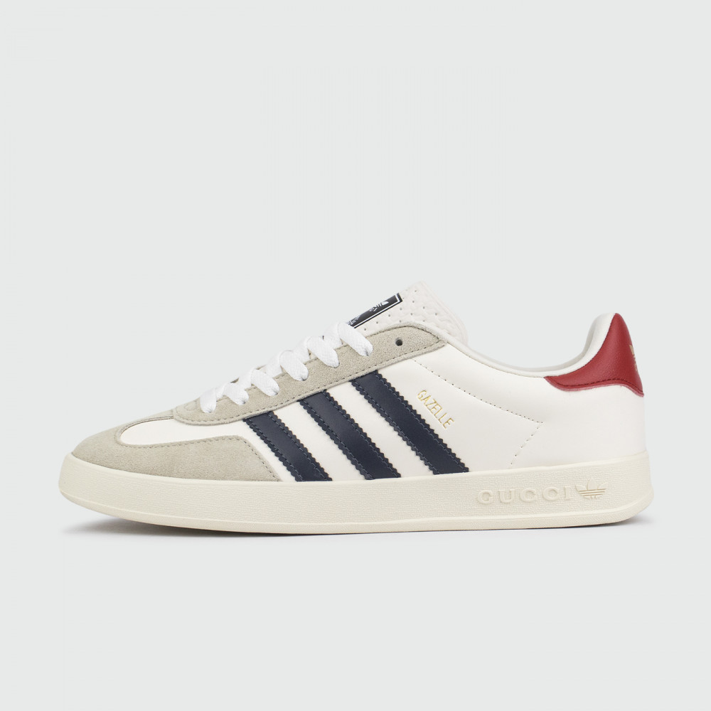 кроссовки Adidas Gazelle x Gucci White / Blue Str.