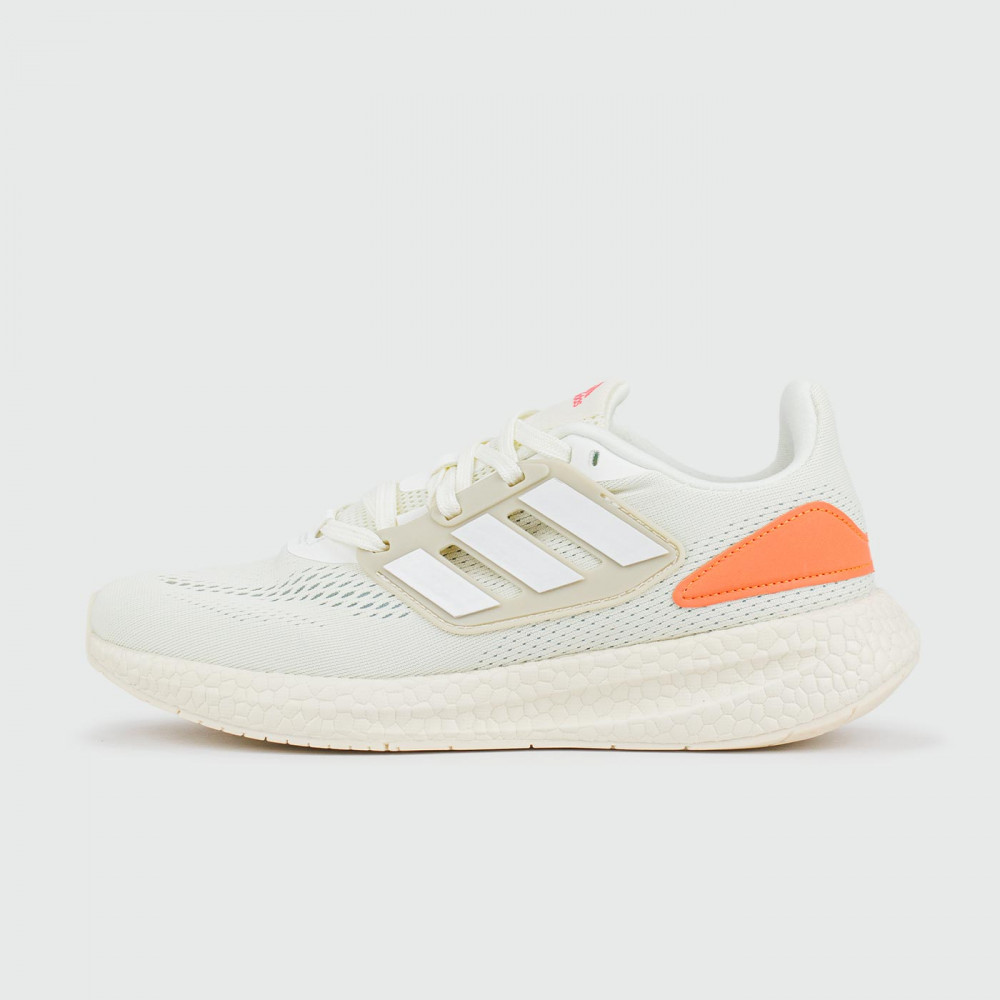 кроссовки Adidas Pureboost 22 Grey Orange Wmns