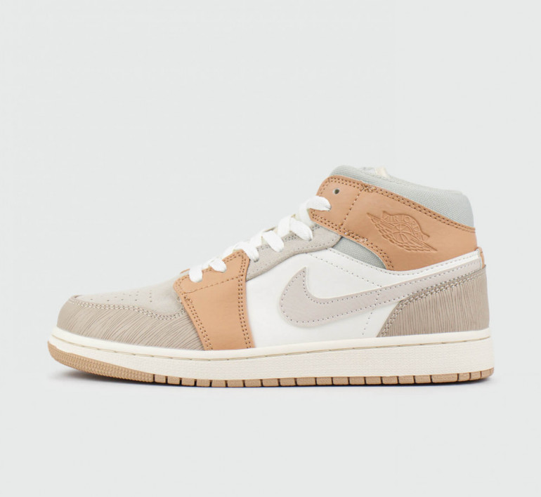 кроссовки Air Jordan 1 Cream / White Wmns