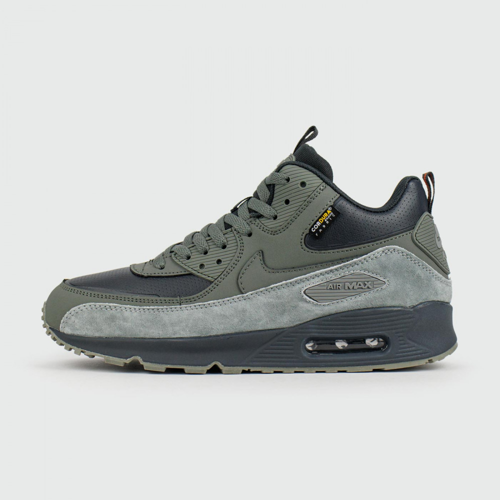 кроссовки Nike Air Max 90 Mid Olive / Black / Grey Winter