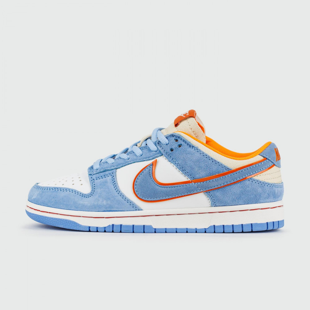 кроссовки Nike Dunk Low Blue / White Wmns