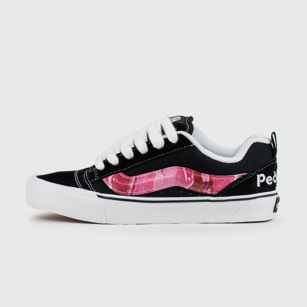 кеды Vans Knu Skool Black / White Peaches Wmns