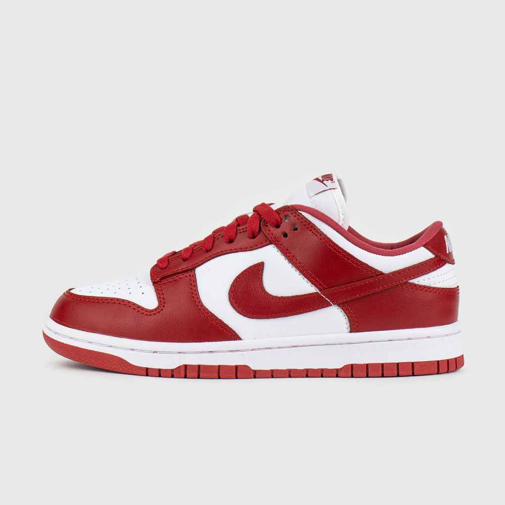 кроссовки Nike Dunk Low Classic Red / White Wmns